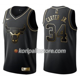 Chicago Bulls Wendell Carter Jr. 34 Nike Musta Golden Edition Miesten Pelipaidat Swingman 